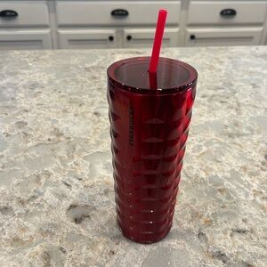 Starbucks Red Studded Cold Cup in Crimson red studs
New with tags, Holiday 2024
